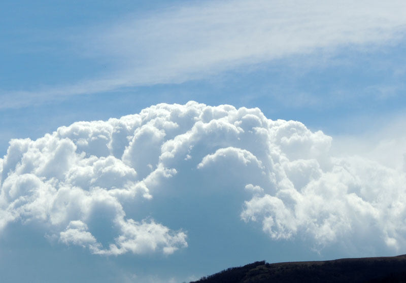 "Кудрявые" облака. "Кудрявые" облака.