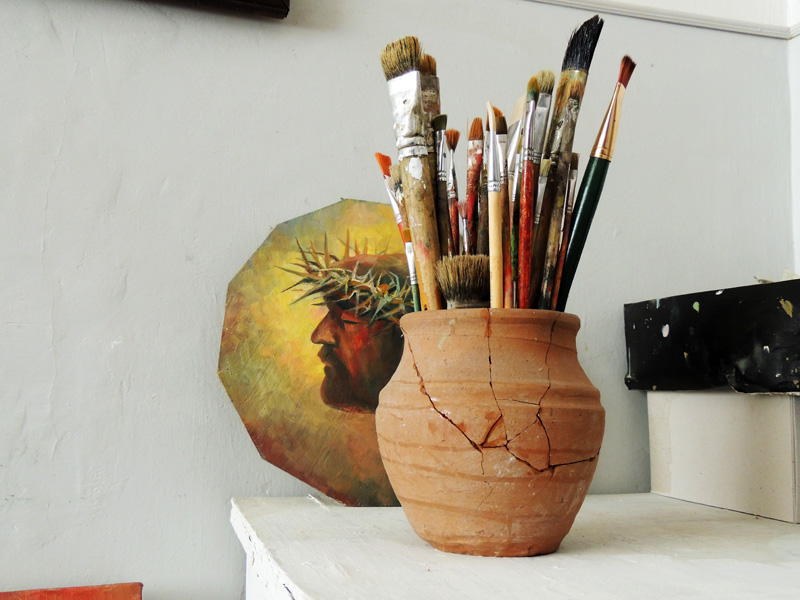 Вот и "оружие" художника... Вот и "оружие" художника...