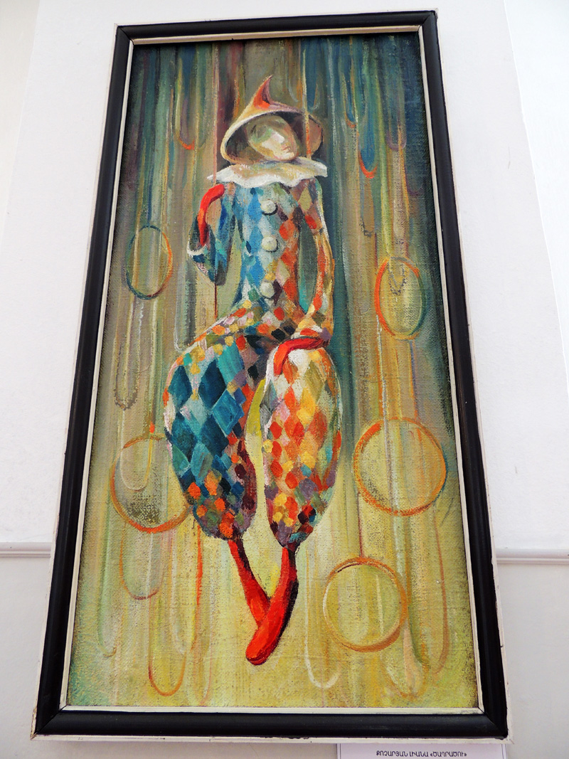 Картина из серии "Клоун". Картина из серии "Клоун".