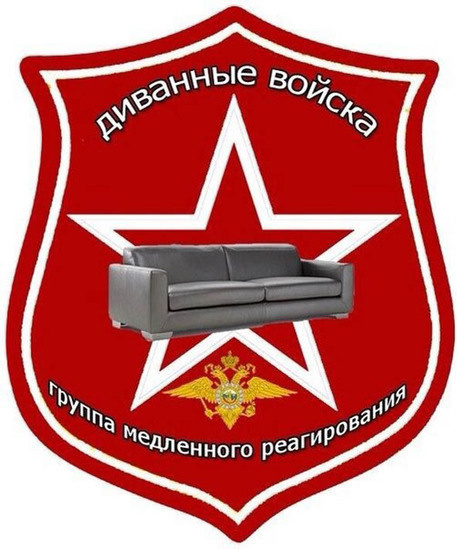 Диванные войска. Группа медленного реагирования.