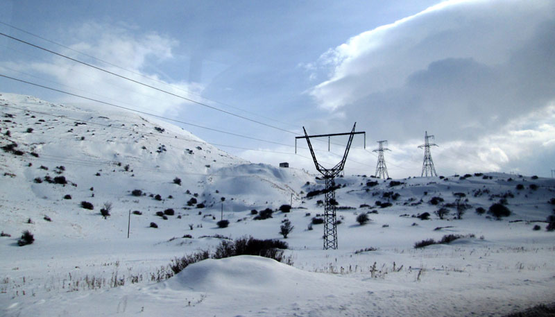 Линии электропроводов проведены по всей территории республики..