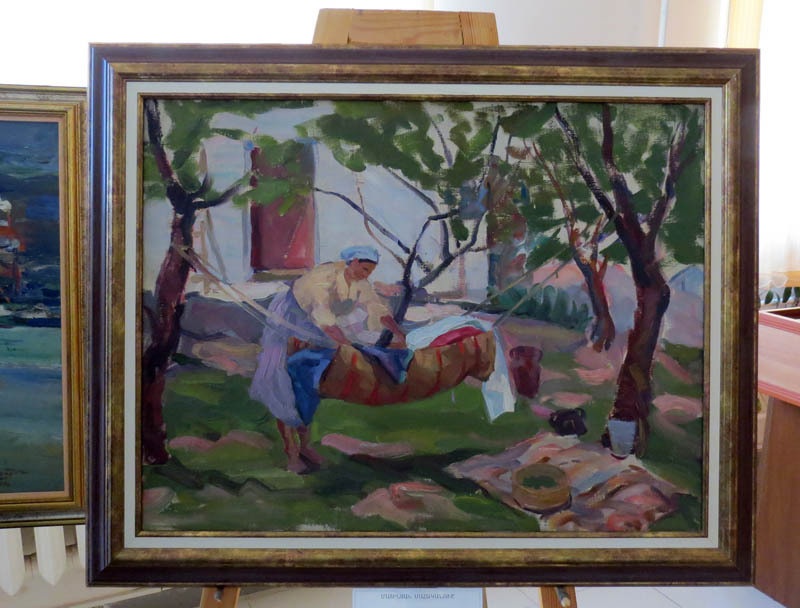 Работа Матинян саакануш (Армени) Материнство. даритель Шаген Хачатрян.