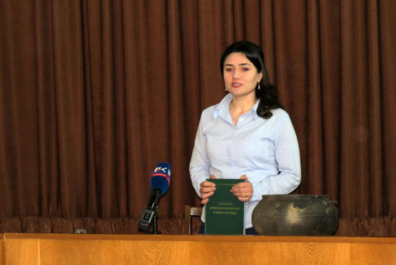 Диана Амирджанян, член экспедиции по изучению Тигранакерта