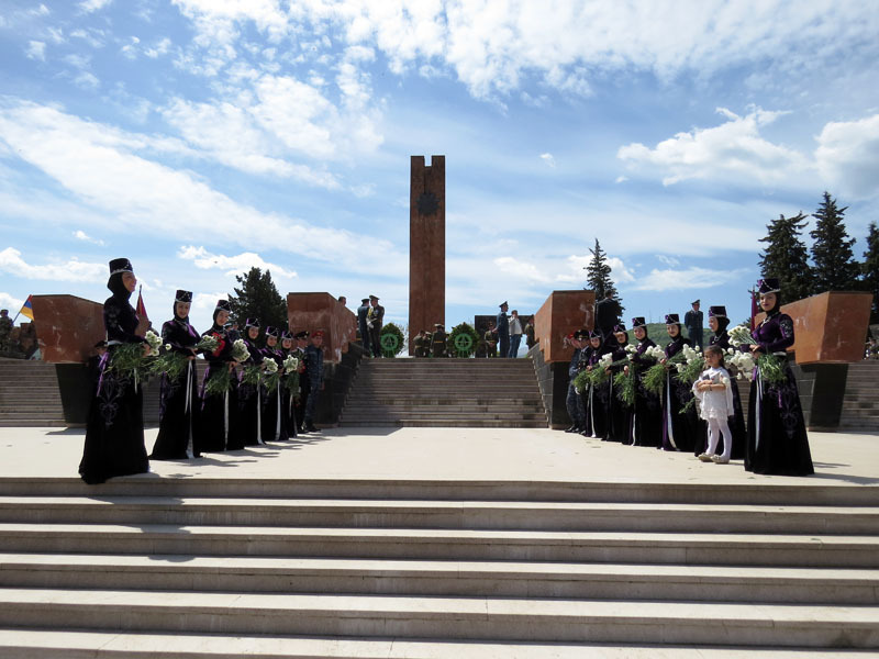 9 мая 2017 г. Мемориальный комплекс г.Степанакерта.